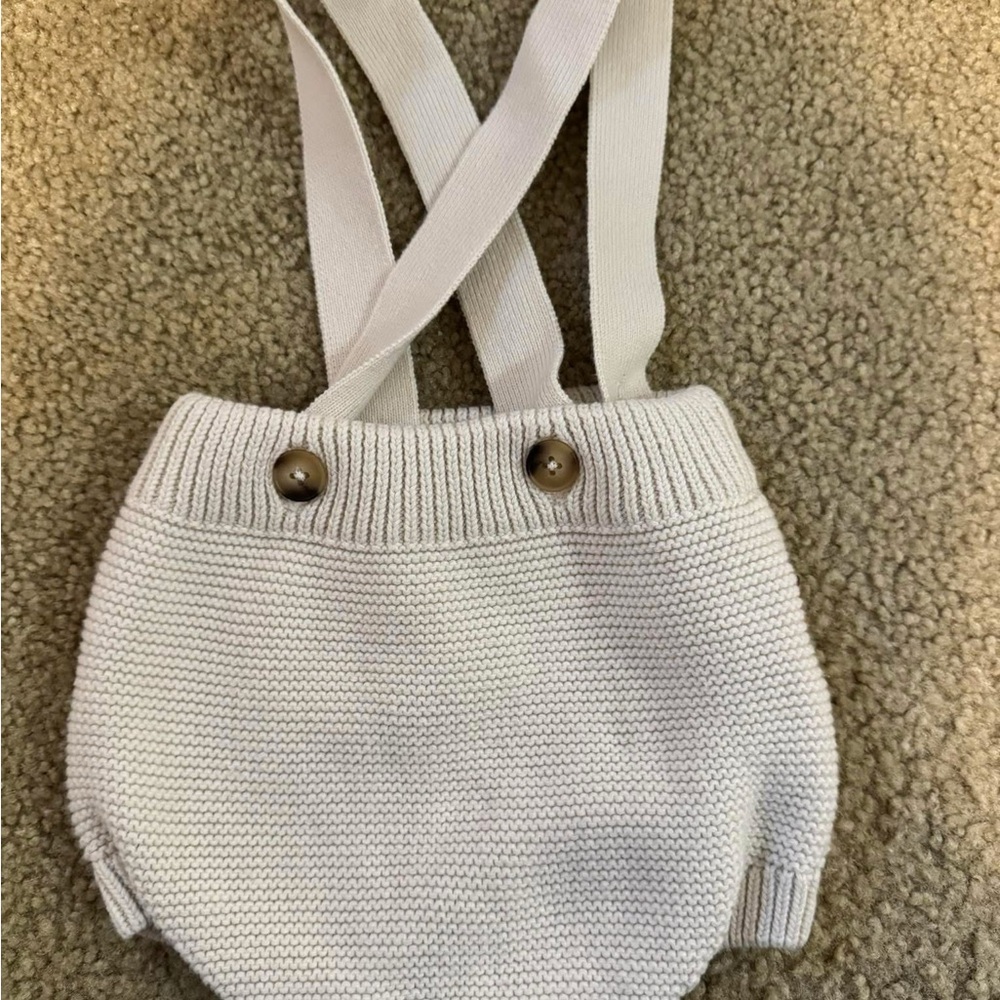 Chic Knit Baby Suspender Diaper Cover